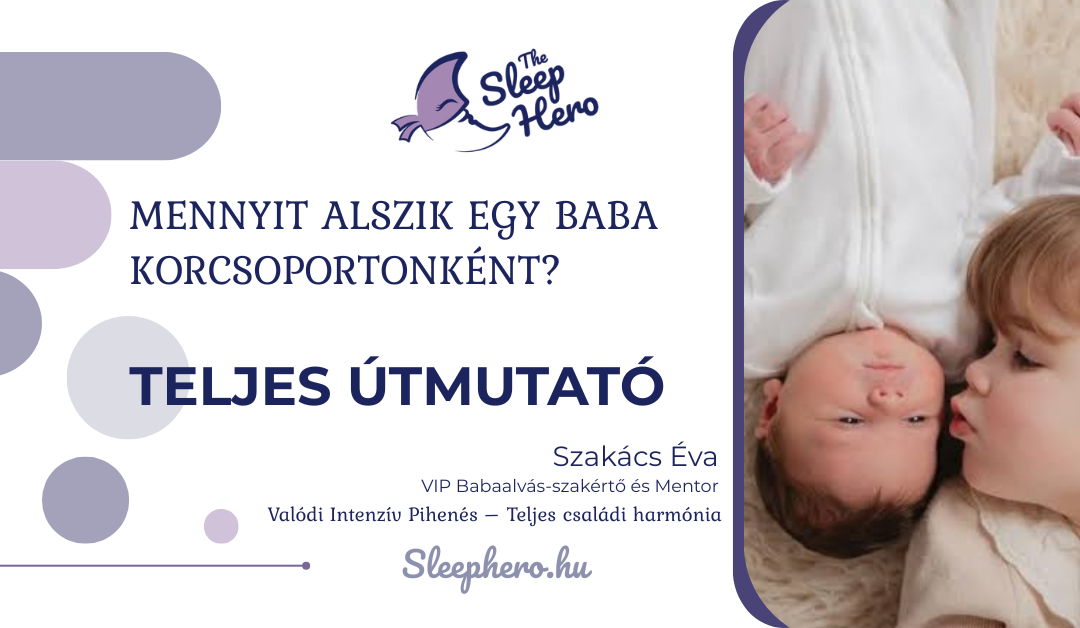 Mennyit alszik egy baba korcsoportonként? Teljes útmutató